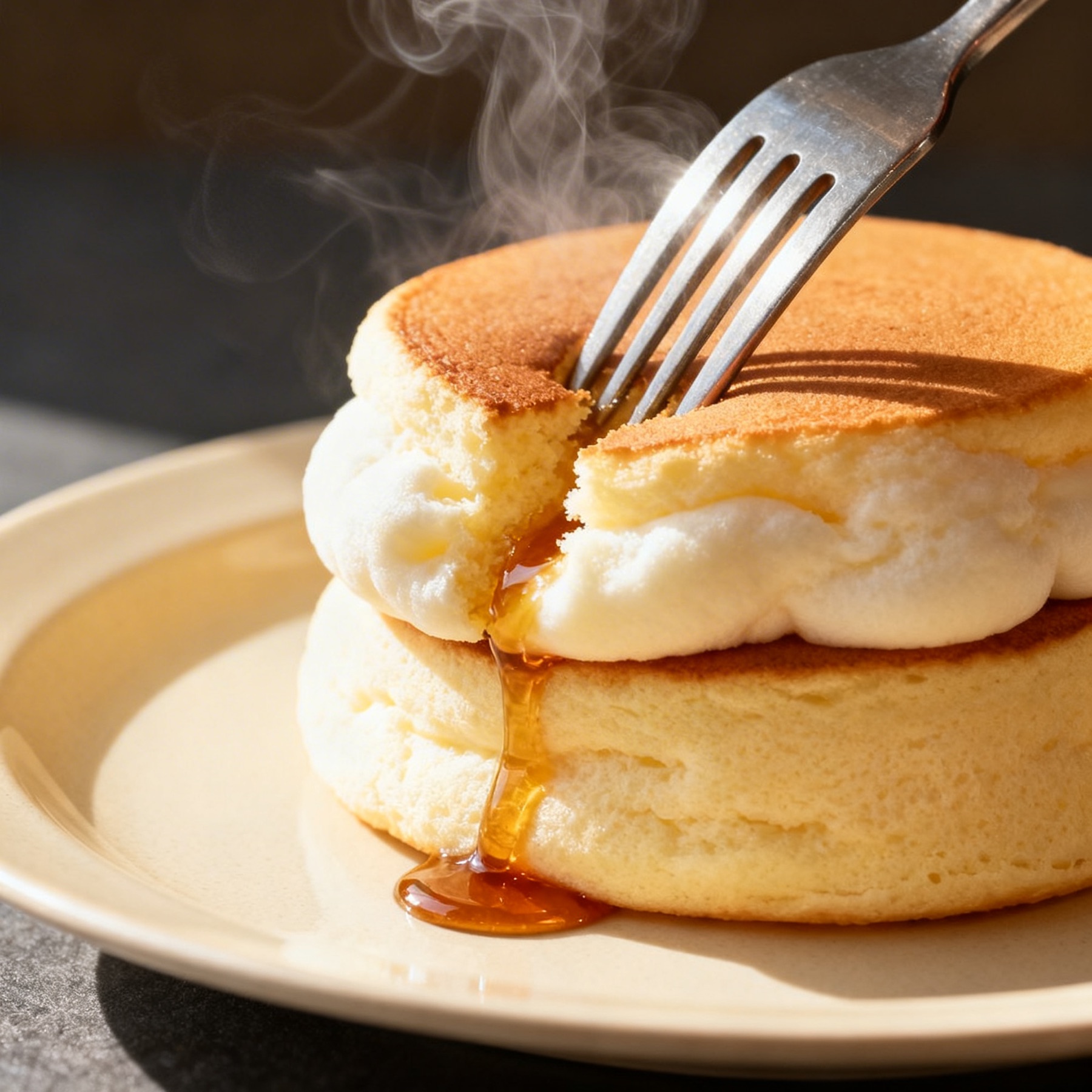 Fluffy soufflé pancake